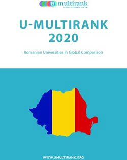 U-MULTIRANK 2020 Romanian Universities in Global Comparison - WWW.UMULTIRANK.ORG
