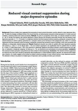 Reduced visual contrast suppression during major depressive episodes