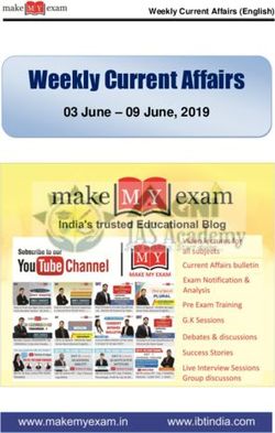 Weekly Current Affairs - 03 June - 09 June, 2019 Weekly Current Affairs (English) - Agni Ias Academy