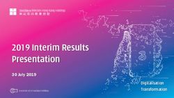 2019 Interim Results Presentation - 30 July 2019 Digitalisation Transformation - Hutchison ...