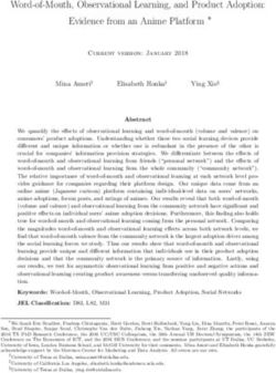 Word-of-Mouth, Observational Learning, and Product Adoption: Evidence from an Anime Platform