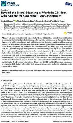 Beyond the Literal Meaning of Words in Children with Klinefelter Syndrome: Two Case Studies - MDPI