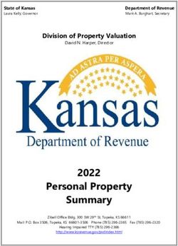 Personal Property Summary 2022 - Division of Property Valuation - Kansas Department of Revenue