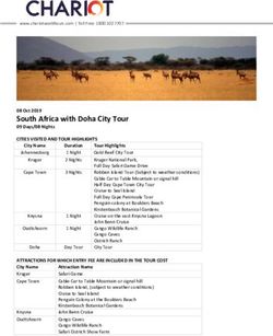 South Africa with Doha City Tour - 08 Oct 2019 - Chariot World Tour