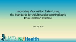 Improving Vaccination Rates Using the Standards for Adult/Adolescent/Pediatric Immunization Practice - June 30, 2020 - NJAFP