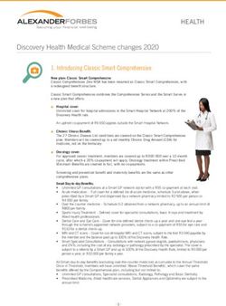 Discovery Health Medical Scheme changes 2020 - Your ...