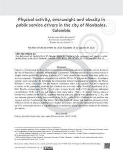 Physical activity, overweight and obesity in public service drivers in the city of Manizales, Colombia
