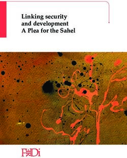 Linking security and development A Plea for the Sahel - Ferdi