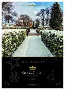 CHRISTMAS AT - The Kings Croft Hotel
