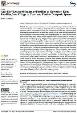 Azai Dosi Kfaang (Modern or Families of Newness): Kom Families from Village to Coast and Further Diasporic Spaces - MDPI