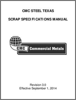 CMC STEEL TEXAS SCRAP SPECIFICATIONS MANUAL - Revision 3.0 Effective September 1, 2014