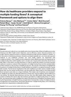 How do healthcare providers respond to multiple funding flows? A conceptual framework and options to align them
