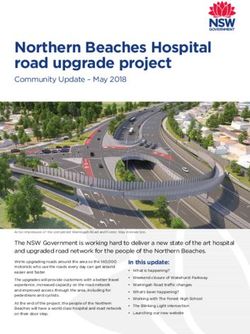Northern Beaches Hospital road upgrade project - Community Analytics