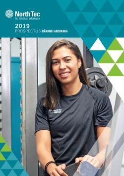 2019 PROSPECTUS RĀRANGI AKORANGA