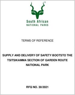 SUPPLY AND DELIVERY OF SAFETY BOOTSTO THE TSITSIKAMMA SECTION OF GARDEN ROUTE NATIONAL PARK RFQ NO. 30/2021 - TERMS OF REFERENCE - Supply and ...