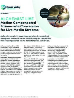 ALCHEMIST LIVE Motion Compensated Frame-rate Conversion for Live Media Streams - Grass Valley
