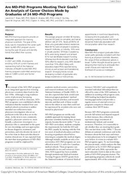 ARE MD-PHD PROGRAMS MEETING THEIR GOALS? AN ANALYSIS OF CAREER CHOICES MADE BY GRADUATES OF 24 MD-PHD PROGRAMS