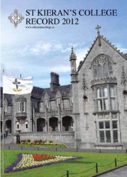 St Kieran'S College reCord 2012 - www.stkieranscollege.ie