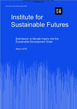 Institute for Sustainable Futures - Submission to Senate Inquiry into the Sustainable Development Goals