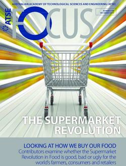 THE SUPERMARKET REVOLUTION - AUSTRALIAN ACADEMY OF TECHNOLOGY AND ...
