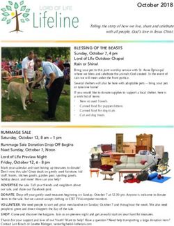 October 2018 - Lord of Life Lutheran Church