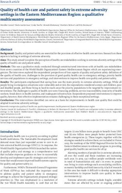 Quality of health care and patient safety in extreme adversity settings in the Eastern Mediterranean Region: a qualitative multicountry assessment
