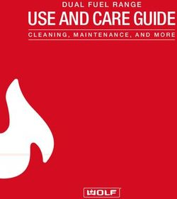 USE AND CARE GUIDE DUAL FUEL RANGE - CLEANING, MAINTENANCE, AND MORE - Sub-Zero, Wolf, and Cove