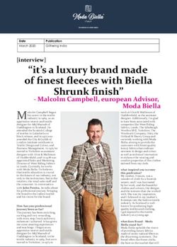 It's a luxury brand made of finest fleeces with Biella - Moda Biella