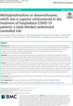 Methylprednisolone or dexamethasone, which one is superior corticosteroid in the treatment of hospitalized COVID-19 patients: a triple-blinded ...