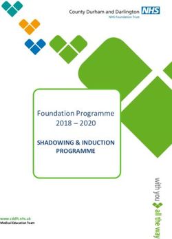 Foundation Programme 2018 2020 - SHADOWING & INDUCTION PROGRAMME www.cddft.nhs.uk Medical Education Team - County Durham and ...