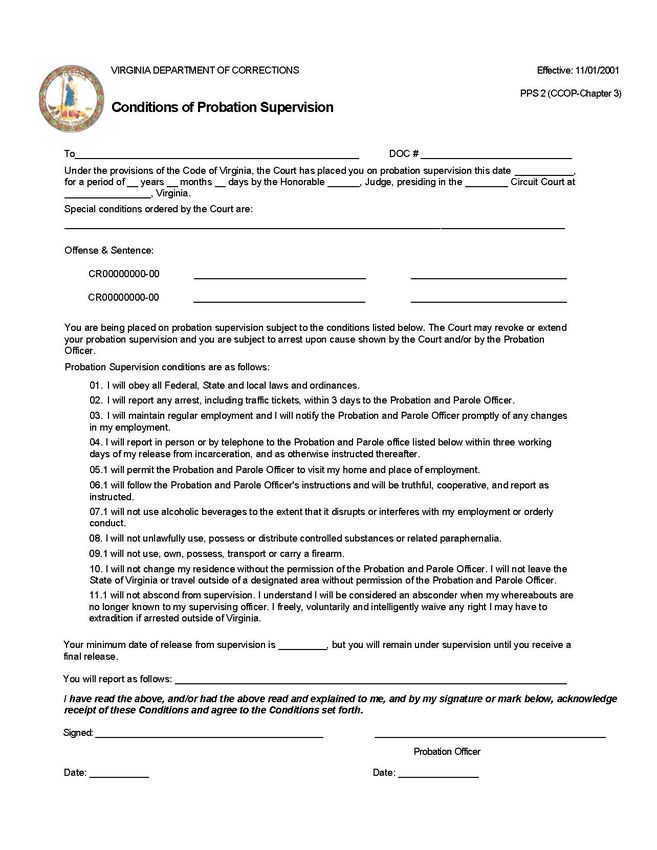 Sentencing Guidelines Probation Worksheet