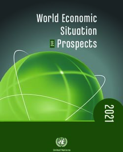 World Economic Situation Prospects - United Nations - the United Nations