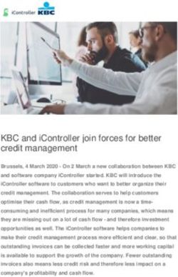 KBC and iController join forces for better credit management - KBC.com