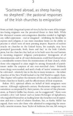 3 'Scattered abroad, as sheep having no shepherd': the pastoral responses of the Irish churches to emigration1