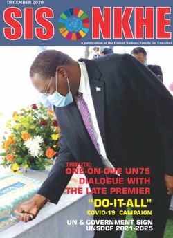 SISDECEMBER 2020 - "DO-IT-ALL" ONE-ON-ONE UN75 DIALOGUE WITH THE LATE PREMIER - United Nations in UN Eswatini