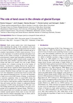The role of land cover in the climate of glacial Europe - CP
