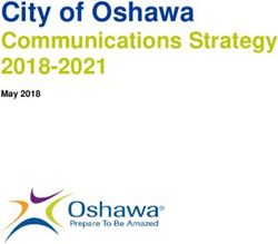 City of Oshawa Communications Strategy 2018-2021 - May 2018