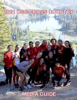 2021 USC CROSS COUNTRY - MEDIA GUIDE
