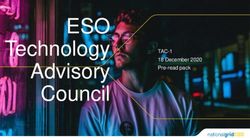 ESO Technology Advisory Council - TAC-1 18 December 2020 Pre-read pack - National Grid ESO