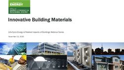 Innovative Building Materials - Life-Cycle Energy & Related Impacts of Buildings Webinar Series - Department of Energy