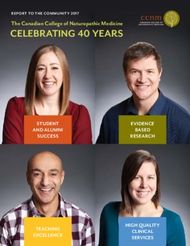 Celebrating 40 years the canadian college of naturopathic medicine - student ...