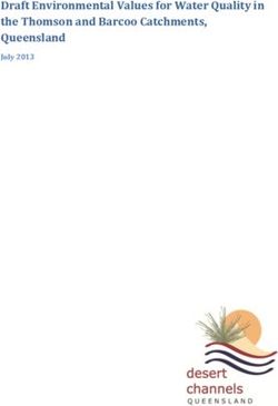 Draft Environmental Values for Water Quality in the Thomson and Barcoo Catchments, Queensland - July 2013