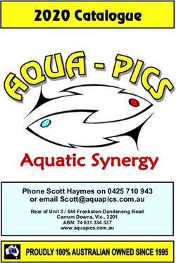 2020 Catalogue - Phone Scott Haymes on 0425 710 943 or email - Aqua-Pics