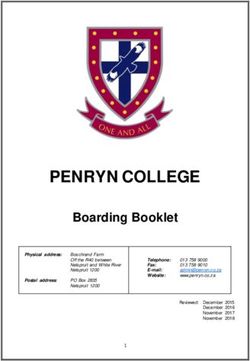 PENRYN COLLEGE Boarding Booklet