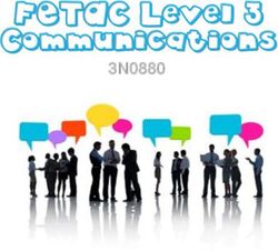 FETAC Level 3 Communications - 3N0880