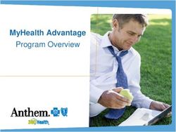 MYHEALTH ADVANTAGE PROGRAM OVERVIEW - ANTHEM