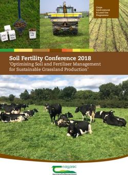 Soil Fertility Conference 2018 - 'Optimising Soil and Fertiliser Management for Sustainable Grassland Production' - Teagasc