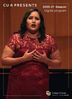 Digital program 2020-21 Season - University of ...