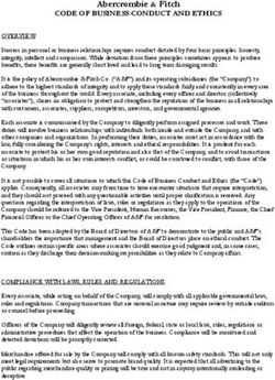 Abercrombie & Fitch CODE OF BUSINESS CONDUCT AND ETHICS