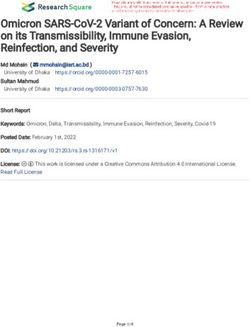 OMICRON SARS-COV-2 VARIANT OF CONCERN: A REVIEW ON ITS TRANSMISSIBILITY, IMMUNE EVASION, REINFECTION, AND SEVERITY - RESEARCH SQUARE